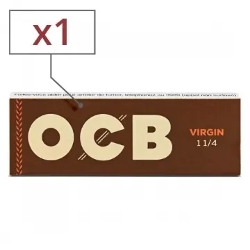 OCB - Rolling Paper 1 1/4 Unbleached - Virgin product image