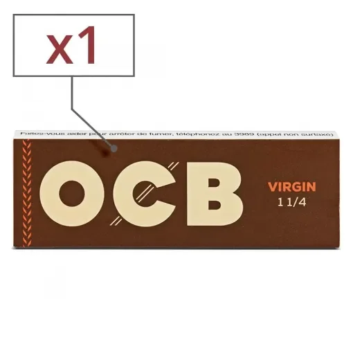 OCB - Rolling Paper 1 1/4 Unbleached - Virgin product image
