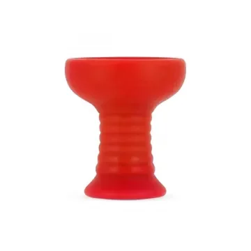 smoking - Red Silicone Phunnel Shisha Bowl product image
