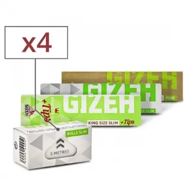 Gizeh - Slim Rolling Paper Discovery Pack product image