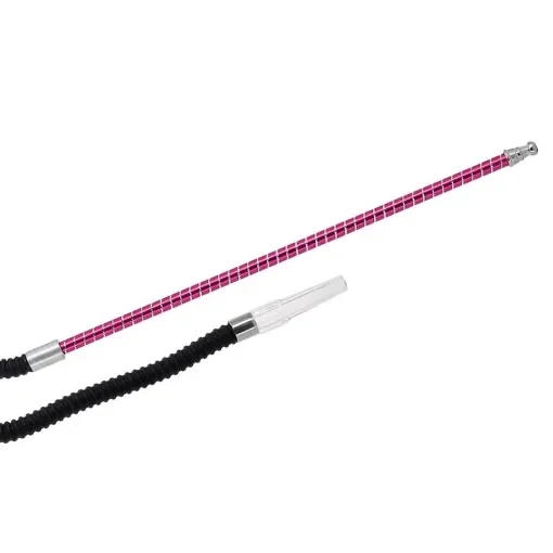 smoking - Purple Spiral Aluminum Hookah Hose product image