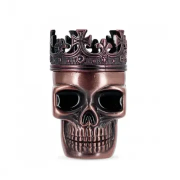smoking - Skull Grinder 3 Parts Copper - product image