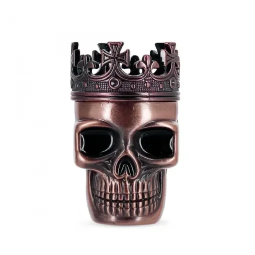 smoking - Skull Grinder 3 Parts Copper - product image
