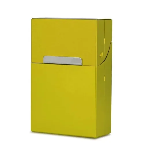 smoking - Gold Aluminum Cigarette Case product image