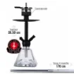 Amy Deluxe - Falcon Hookah with Designer Glass Vase product image