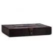 smoking - Brown Leather Cigar Box with Humidifier product image