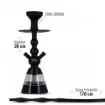 Altair - Shisha Khephren Deluxe Black Hookah product image