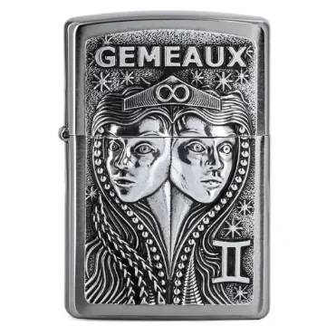 Zippo - Zodiac Gemini Lighter - Lifetime Warranty product image