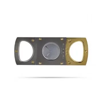 Elie Bleu - Cigar Cutter Steel and Gold - product image