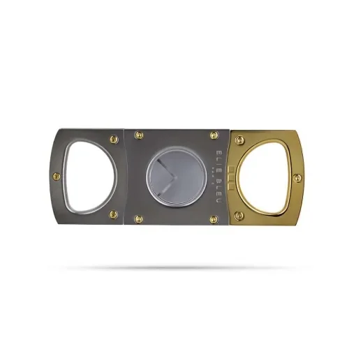 Elie Bleu - Cigar Cutter Steel and Gold - product image