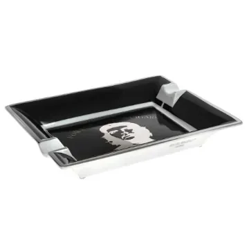 Elie Bleu - Cigar Ashtray Porcelain Ché Noir product image