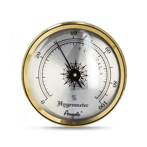 smoking - Golden Angelo Hygrometer - Cigar Humidor Accessory product image