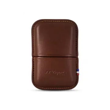 S.T. Dupont - Ligne 2 Lighter Case - Brown Leather product image