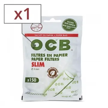 OCB - Slim Paper Filters 150 Count - Eco-Friendly product image