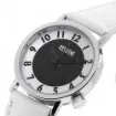 Akteo - Vintage Moon Watch with White Leather Strap product image