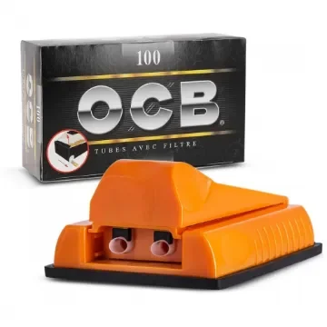 Smoking - Double Orange Tube Machine with 100 OCB Tubes product image