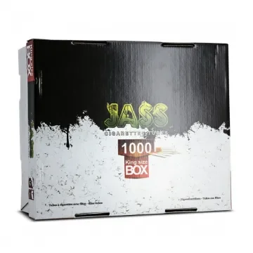 Jass - Box of 1000 Cigarette Tubes with 15mm Filter product image