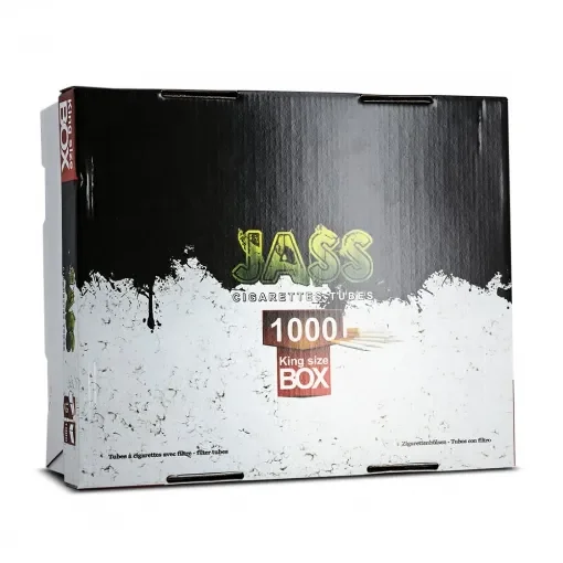 Jass - Box of 1000 Cigarette Tubes with 15mm Filter product image