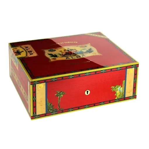Elie Bleu - Cigar Humidor Flor De Alba Red product image