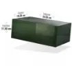 smoking - Arcadia Cigar Humidor Green and Gold -  product image