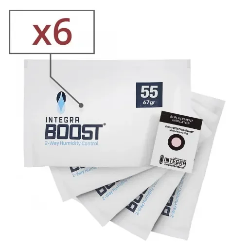 Integra Boost - Humidifier Sachets 55% for Cigar Humidors - 67G X6 product image