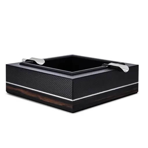 Gentili - Carbon Cigar Ashtray with Chrome Rests product image