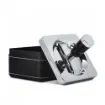 smoking - Push Ashtray Black and Chrome - product image