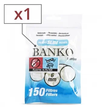 Banko - Slim Banko Filters 150 Pack - 6mm product image