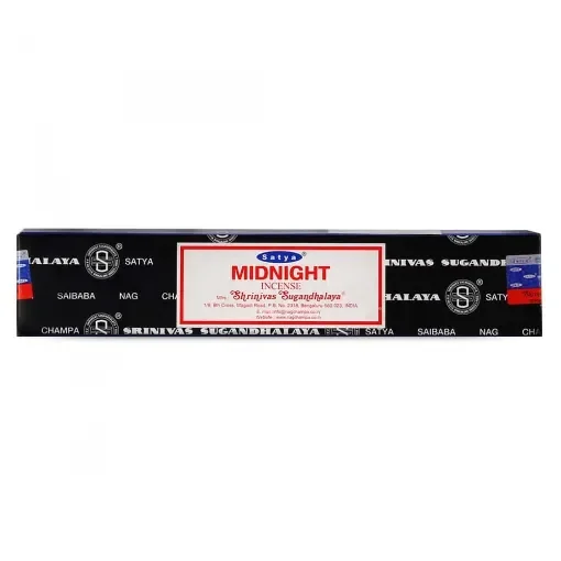 Satya - Midnight Incense Sticks with Jasmine, Sandalwood & Vanilla - 15G product image