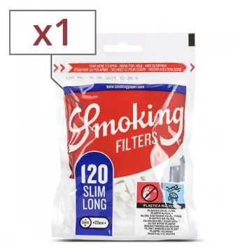 Smoking - Slim Long Filters 22mm - 1 Bag product image