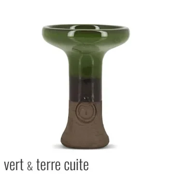 El Badia - Phunnel Zenith Shisha Bowl Green & Terracotta product image