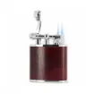 Peter Charles Paris - Table Lighter Double Flame Red Leather product image