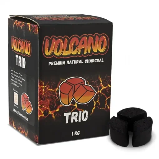 Smoking - Volcano Coco Trio Shisha Charcoal 1 Kg product image
