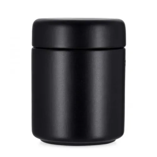 smoking - Black Ceramic Tobacco Pot - Medium Capacity product image