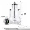 Oduman - Shisha N4 Clear Glass Hookah with LED Light product image