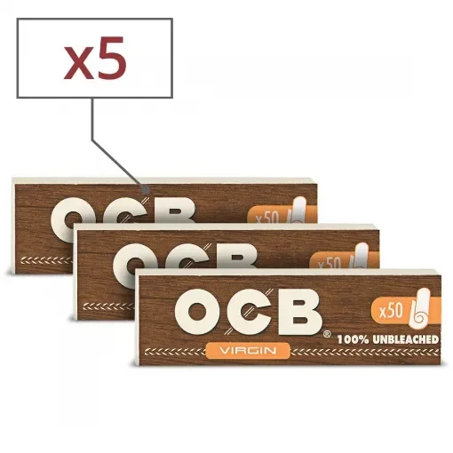 OCB - Virgin Perforated Cardboard Filters - X5 product image