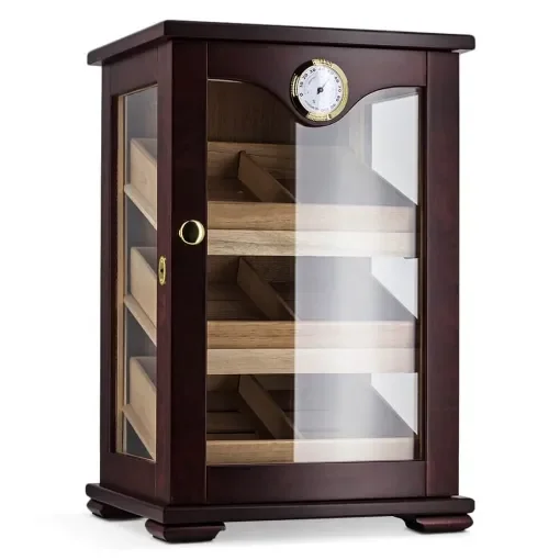 smoking - 3 Tier Cigar Cabinet - Mahogany product image