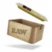 RAW - Cache Box Mini Raw Wood - Magnetic Rolling Tray product image