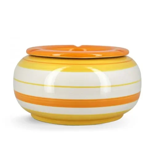 smoking - Large Moroccan Ashtray Circle Yellow product image