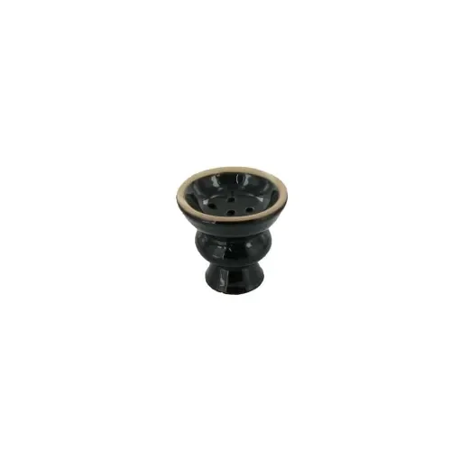 smoking - Large Black Hookah Bowl - product image
