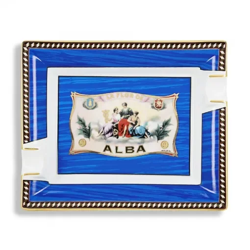 Elie Bleu - Cigar Ashtray Flor De Alba Blue product image