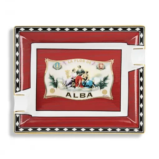 Elie Bleu - Cigar Ashtray Flor De Alba Red product image