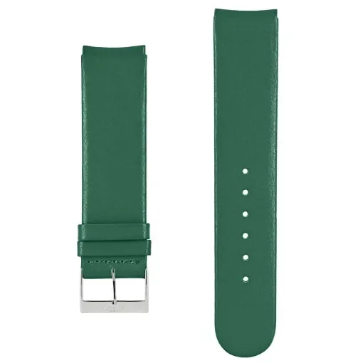 Akteo - Flat Leather Watch Strap 20mm Primitive Green - product image