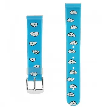 Akteo - Composite Watch Strap Silver Buckle 17mm - Cloud product image