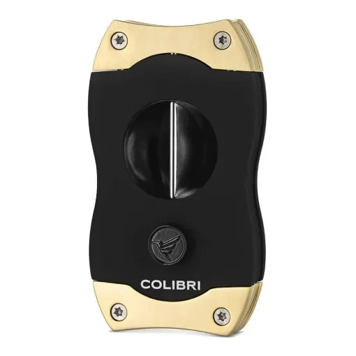 Colibri - Brushed Gold V Cut Cigar Cutter product image