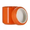 smoking - Orange Ceramic Tobacco Jar - product image