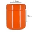 smoking - Orange Ceramic Tobacco Jar - product image