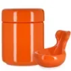 smoking - Orange Ceramic Pipe Holder and Tobacco Jar product image