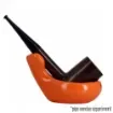 smoking - Orange Ceramic Pipe Holder and Tobacco Jar product image
