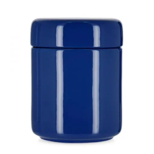 smoking - Blue Ceramic Tobacco Jar - product image